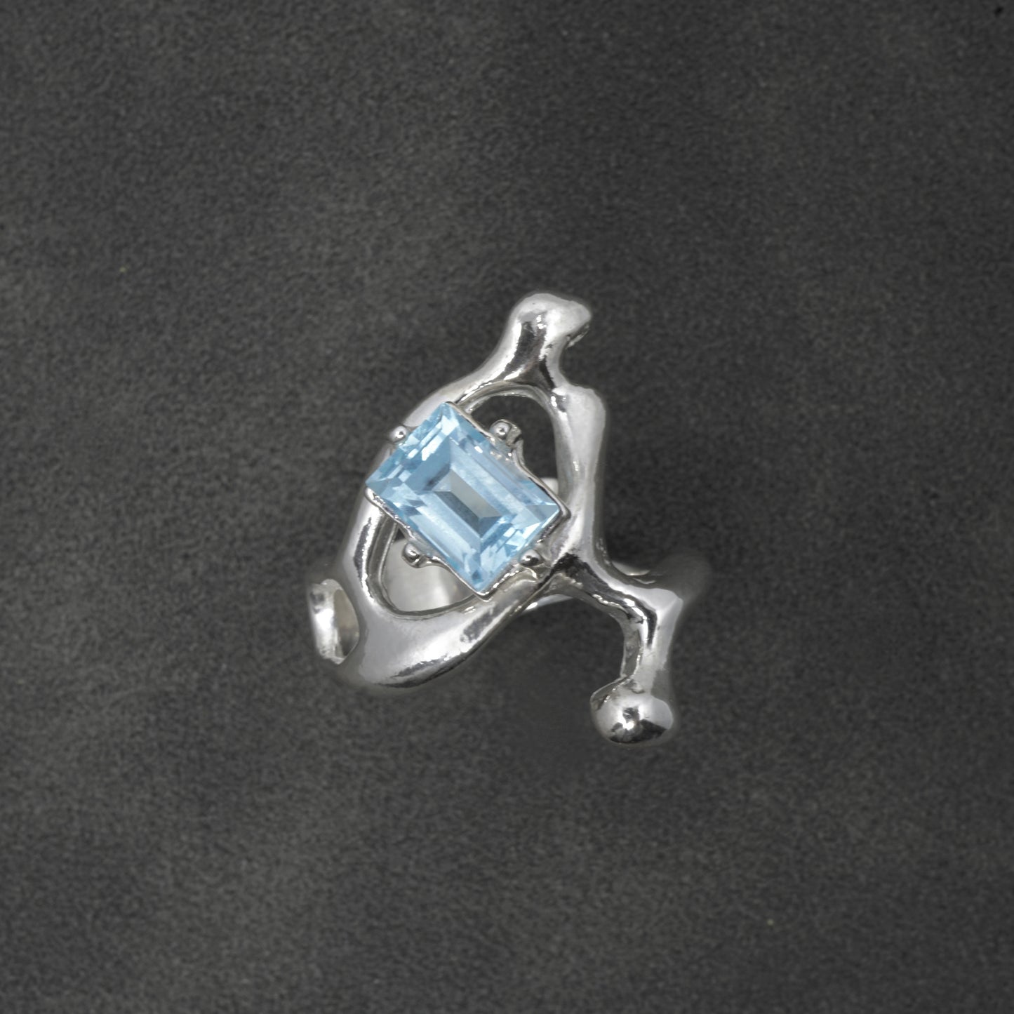 002 ALIEN RING - more gemstones available