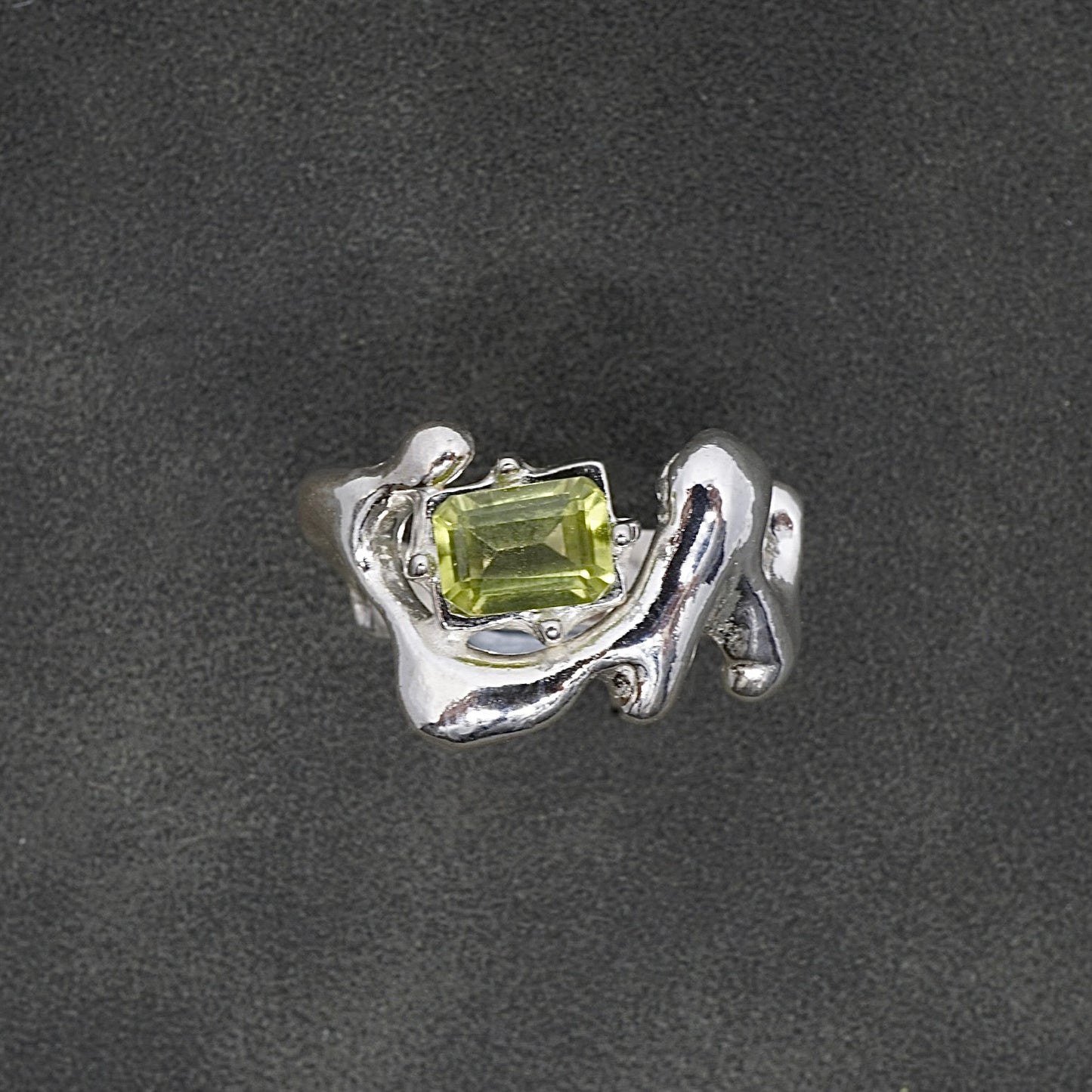 LIQUID METAL RING- more gemstones available