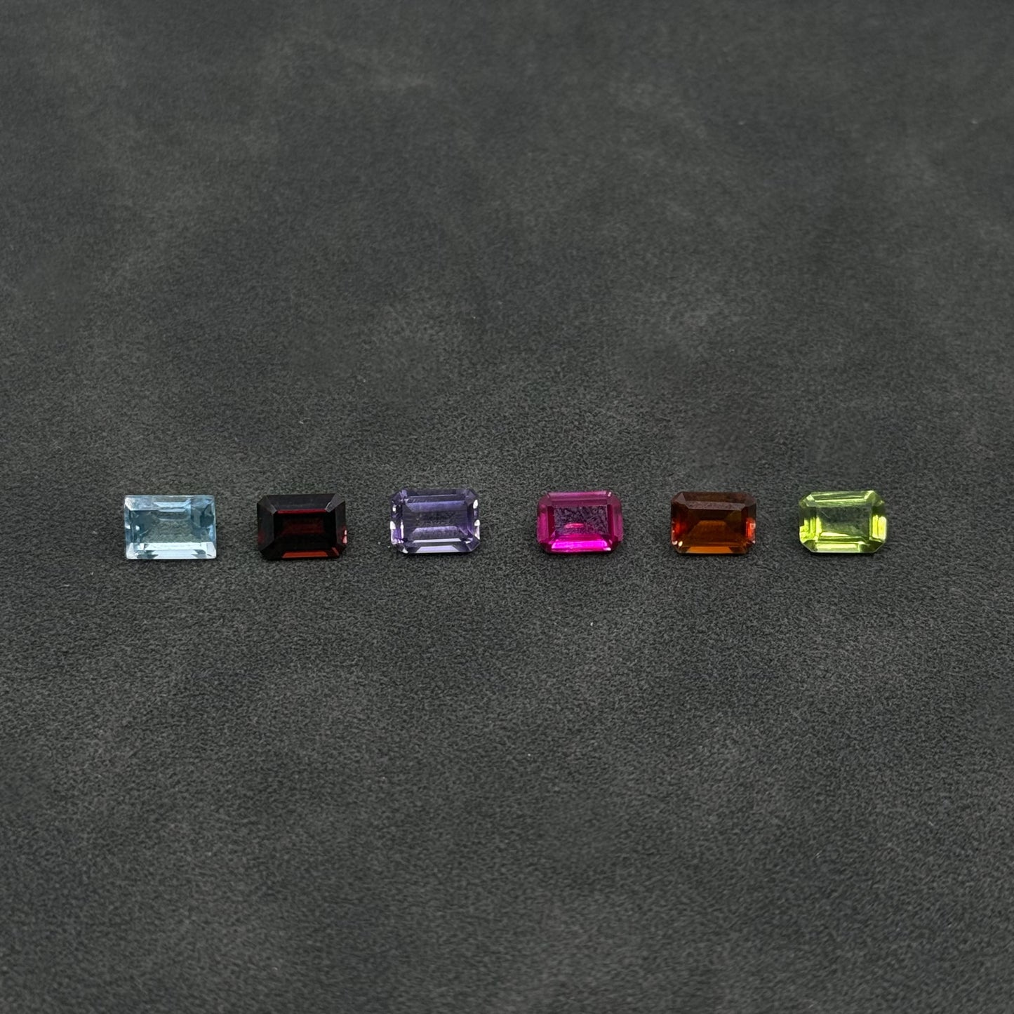 TUBE RING- more gemstones available