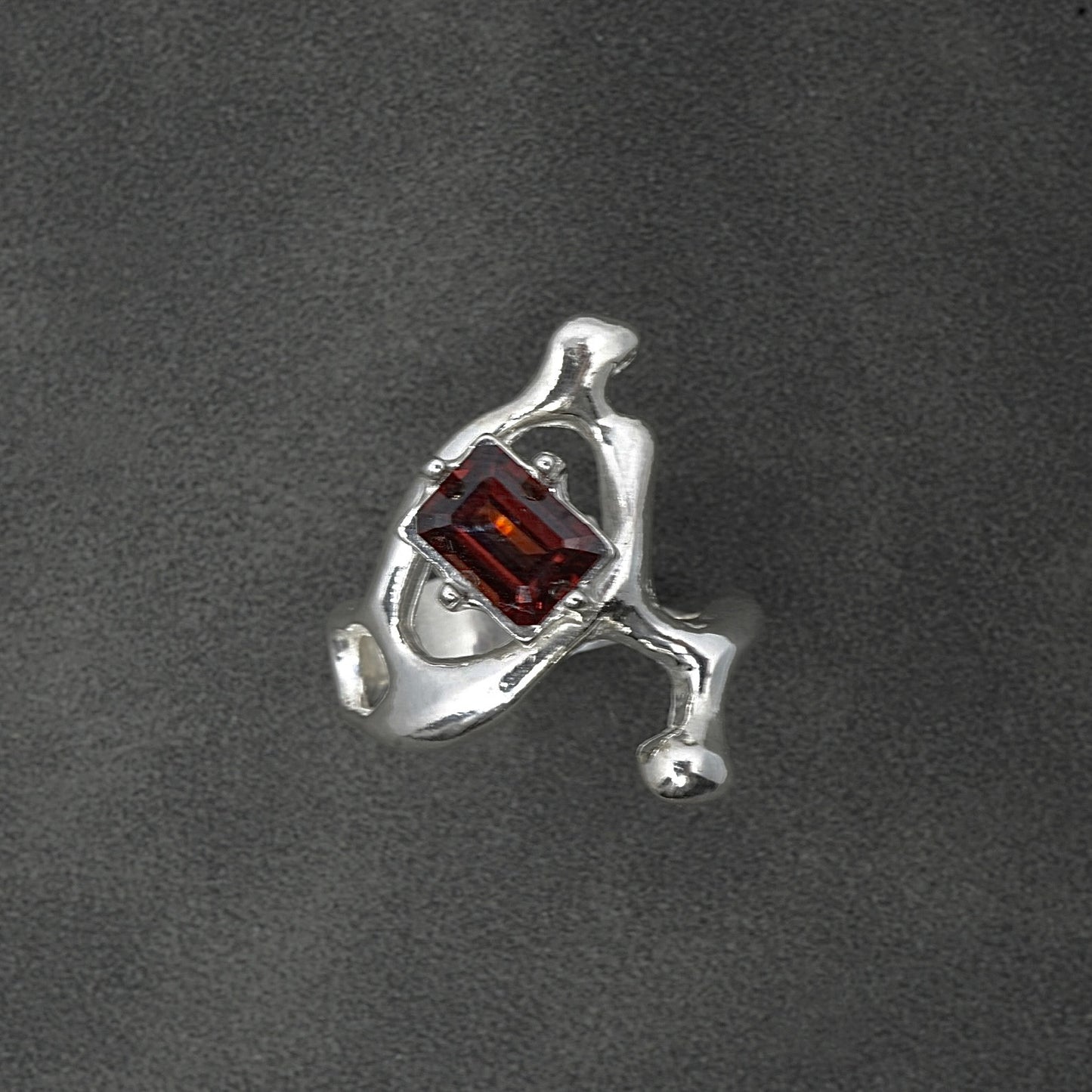 002 ALIEN RING - more gemstones available