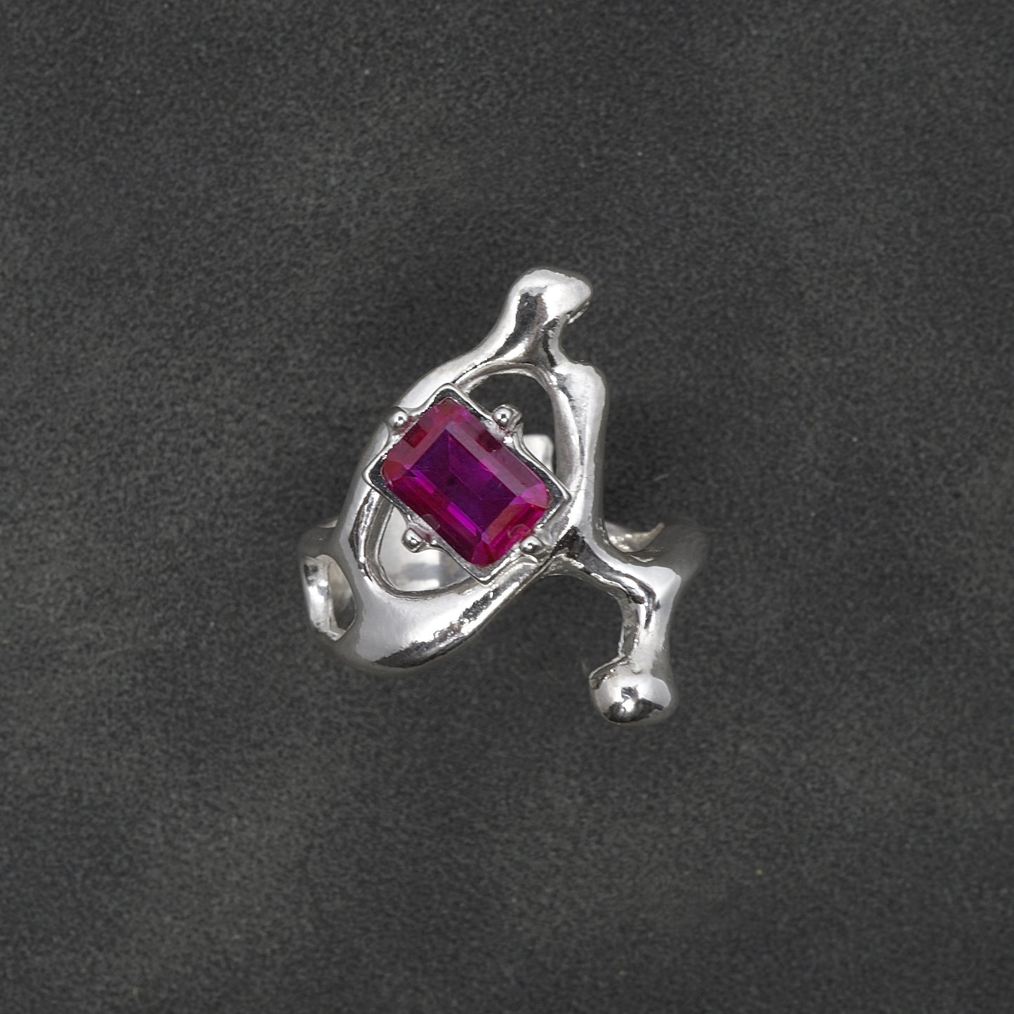 002 ALIEN RING - more gemstones available