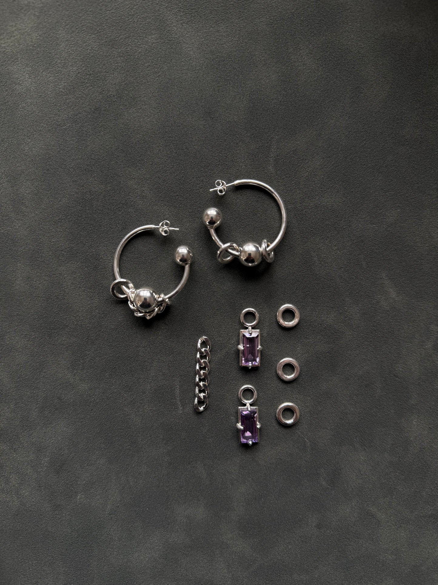CUSTOMISABLE HOOP EARRINGS