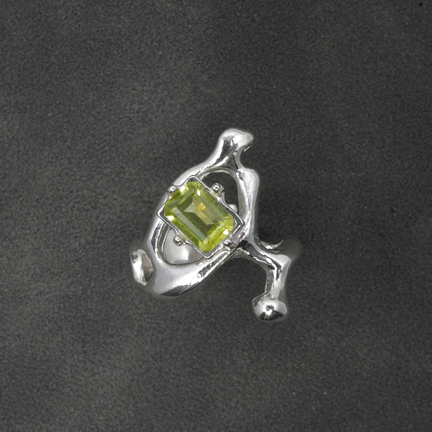 002 ALIEN RING - more gemstones available