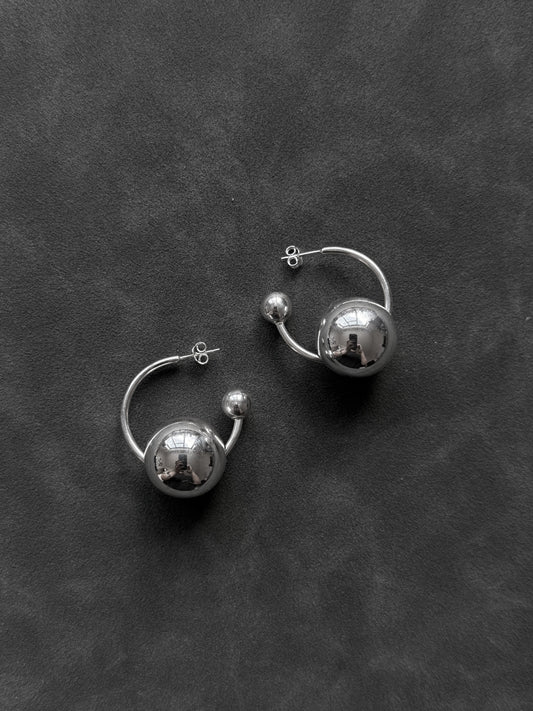 BUBBLE HOOP EARRINGS
