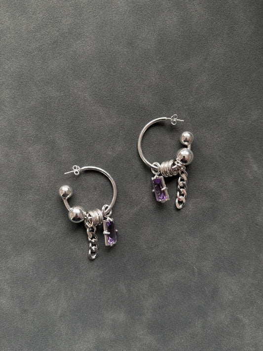 CUSTOMISABLE HOOP EARRINGS