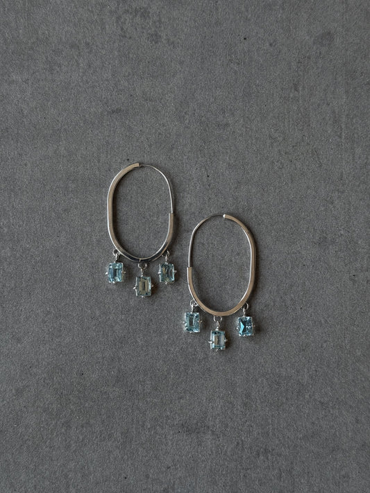 OVAL RAIN HOOPS