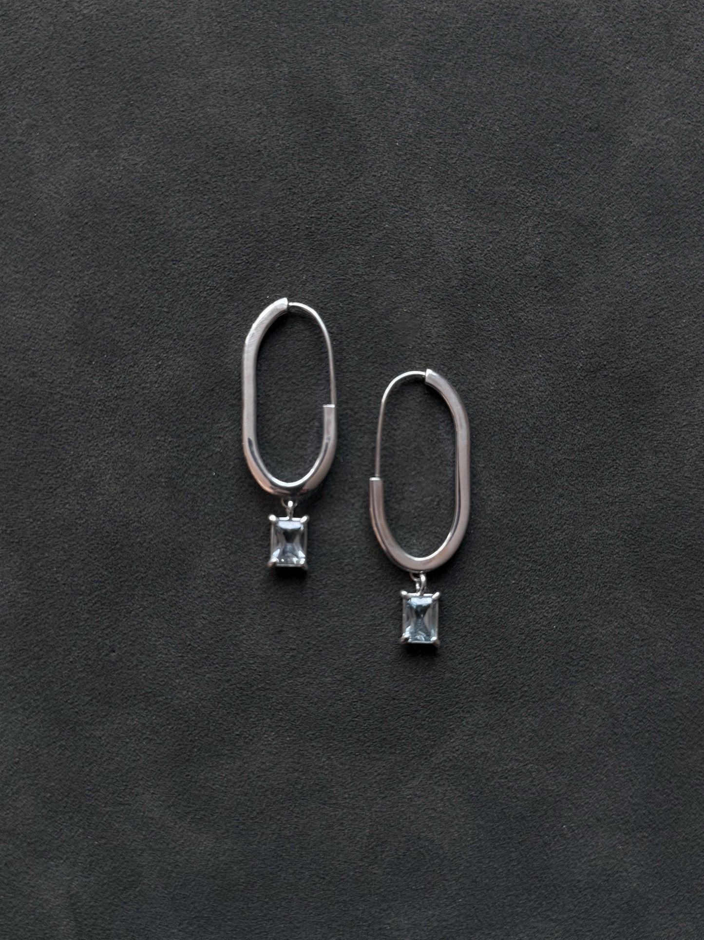 PLONK HOOPS - more gemstones available