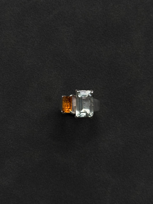 GREEN AMETHYST AND CITRINE COCKTAIL EINF