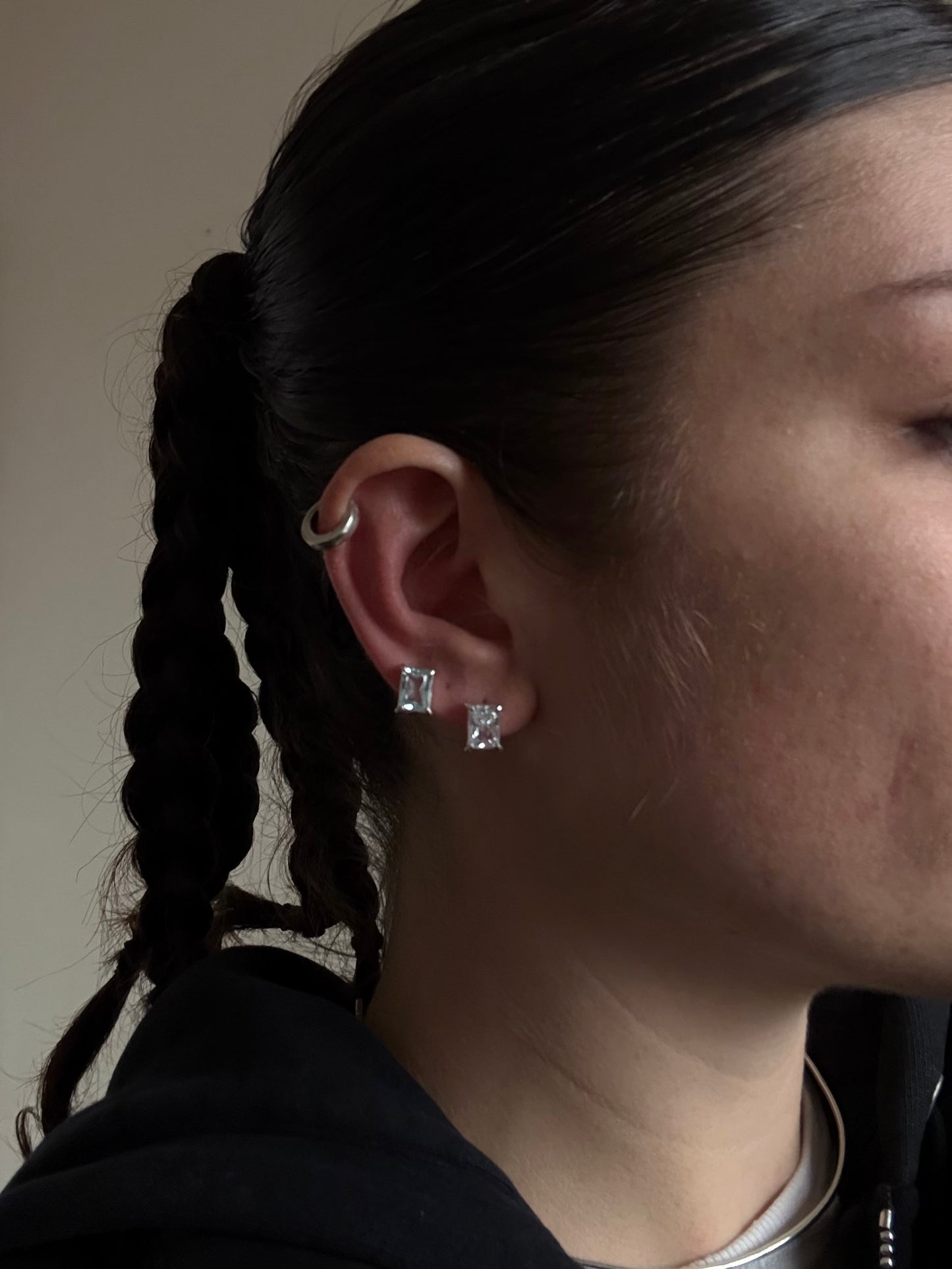 BBY GIRL STUDS- more gemstones available