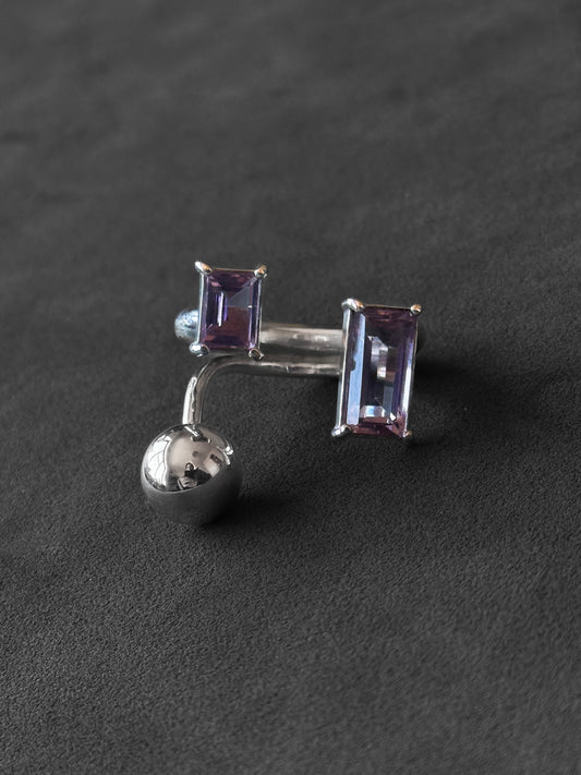 AMETHYST FLOAT RING