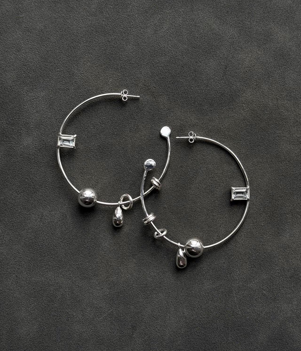 HOOPS - more gemstones available
