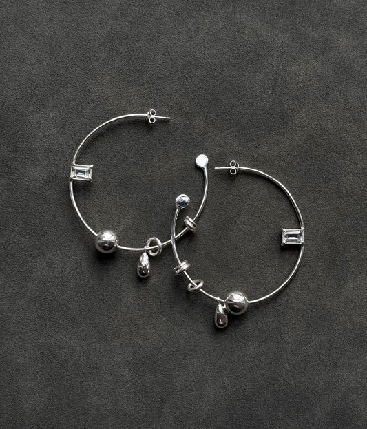HOOPS - more gemstones available