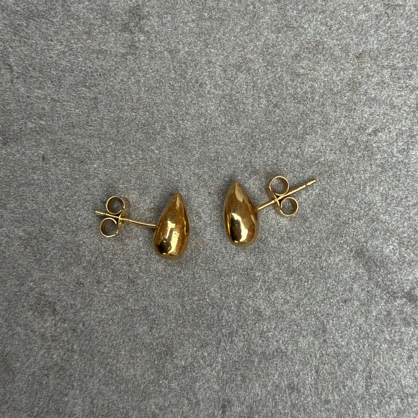 GOLD DROPLET STUDS