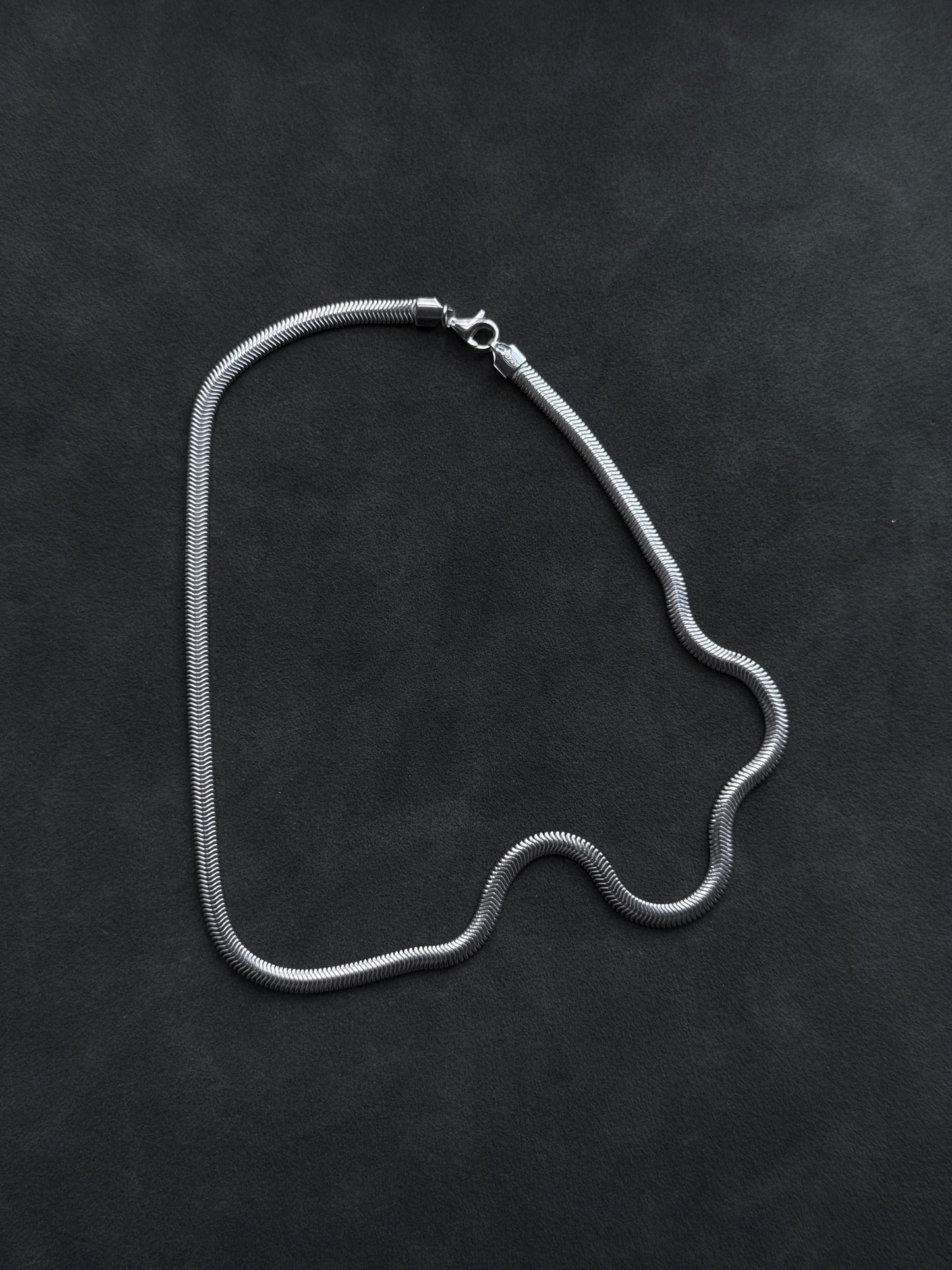 16” 4mm flat snake chain