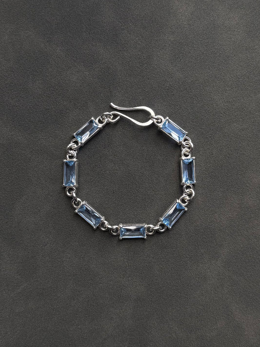 BLUE BABE TENNIS BRACELET