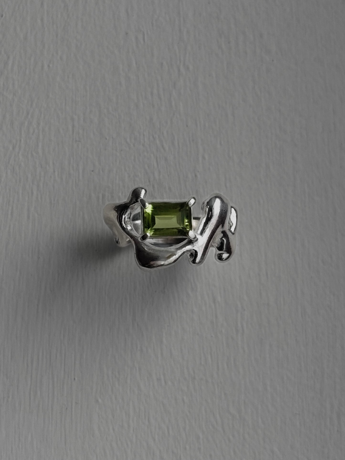 LIQUID METAL RING- more gemstones available