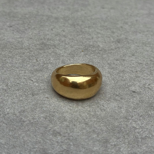 GOLD CHUNKY BUBBLE RING