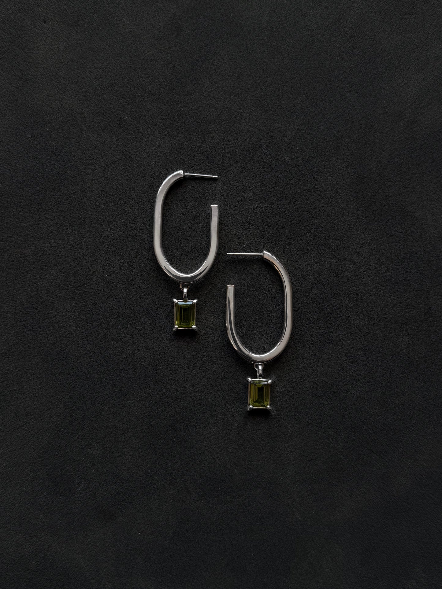 PLONK HOOPS - more gemstones available