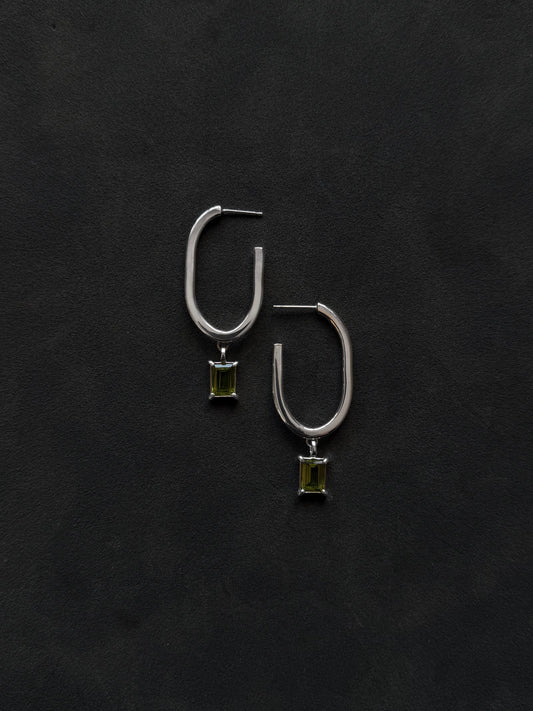 PLONK HOOPS - more gemstones available