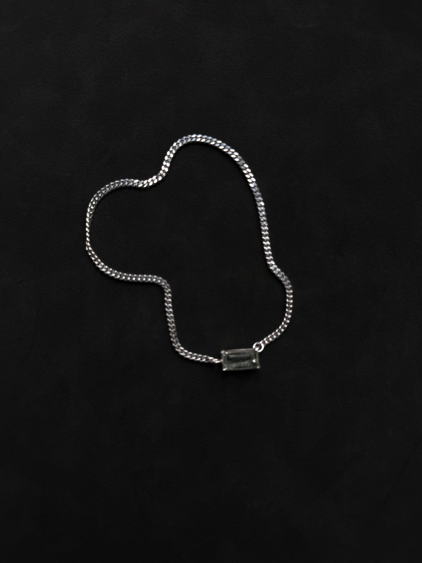 GREEN QUARTZ ANKLET