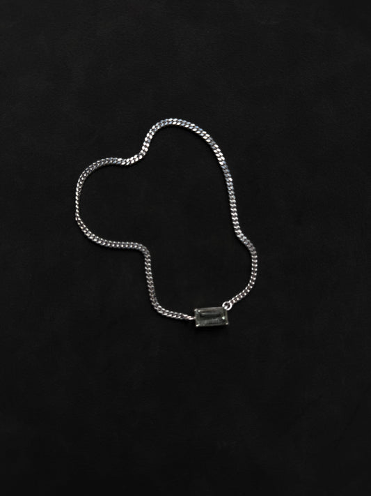 GREEN QUARTZ ANKLET