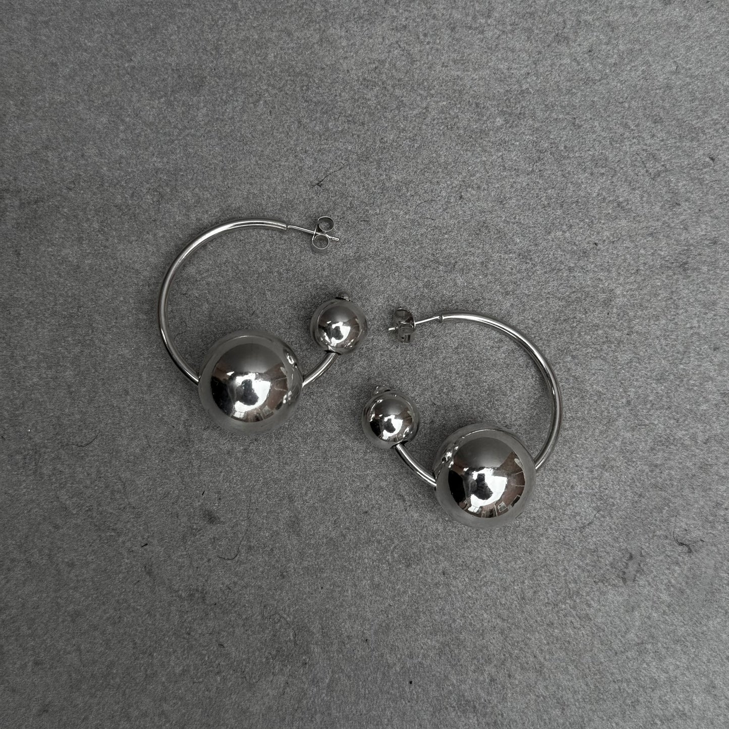 BUBBLE HOOP EARRINGS