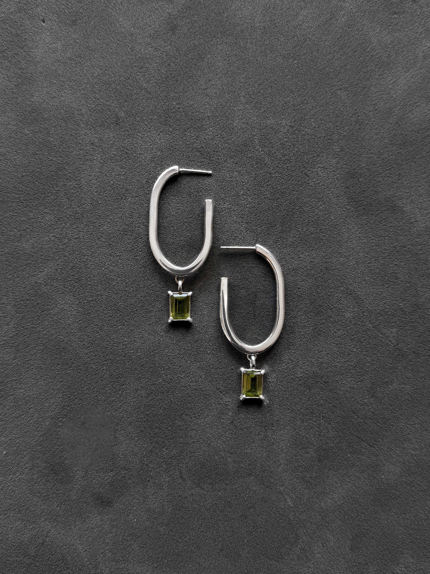 PLONK HOOPS - more gemstones available