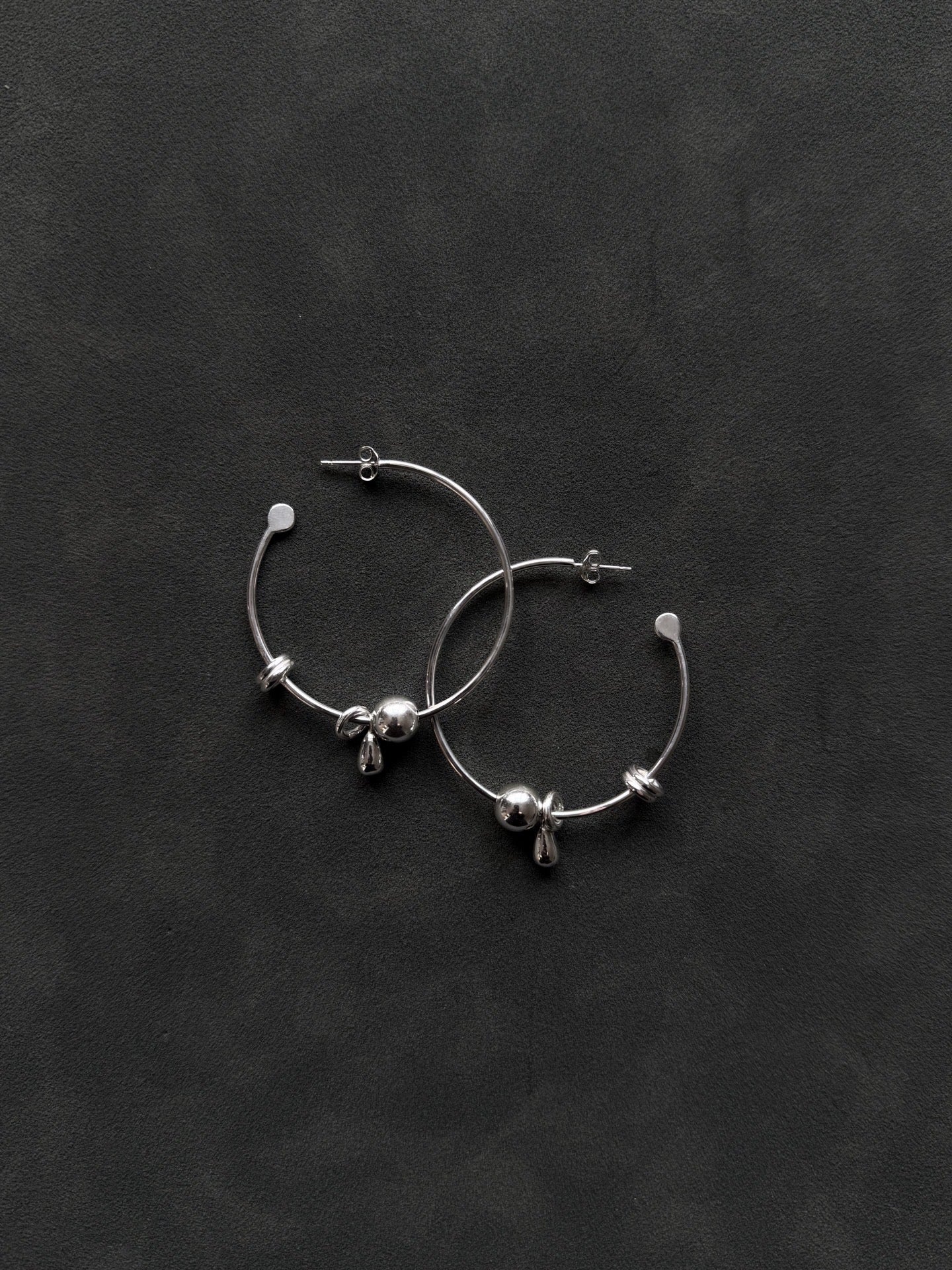 SILVER DREAM HOOPS