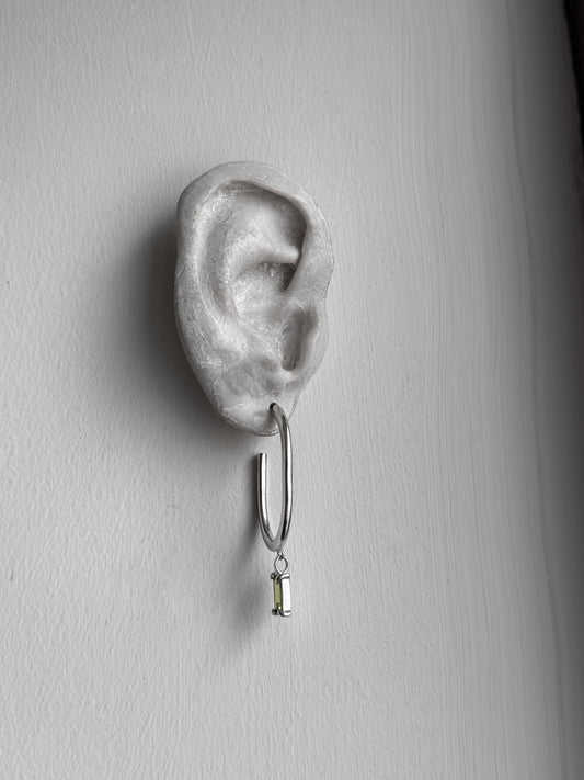 PLONK HOOPS - more gemstones available
