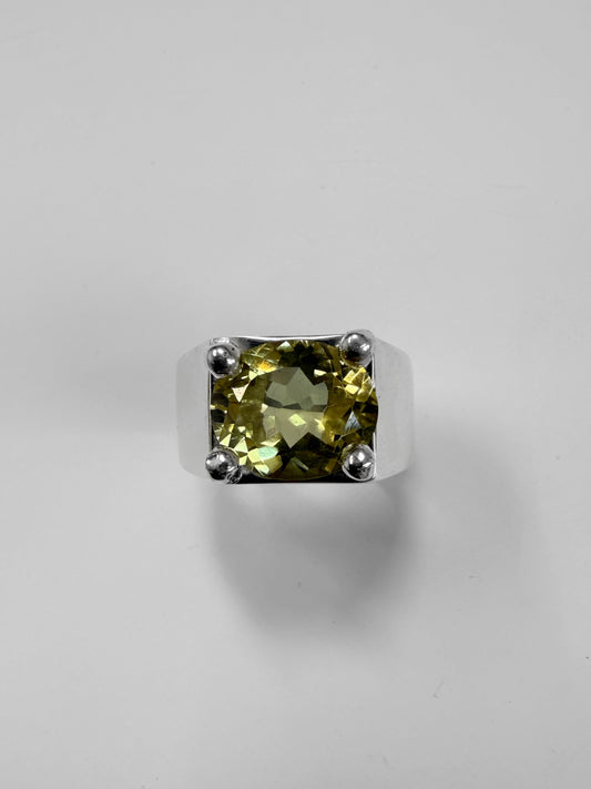 LEMON QUARTZ RING