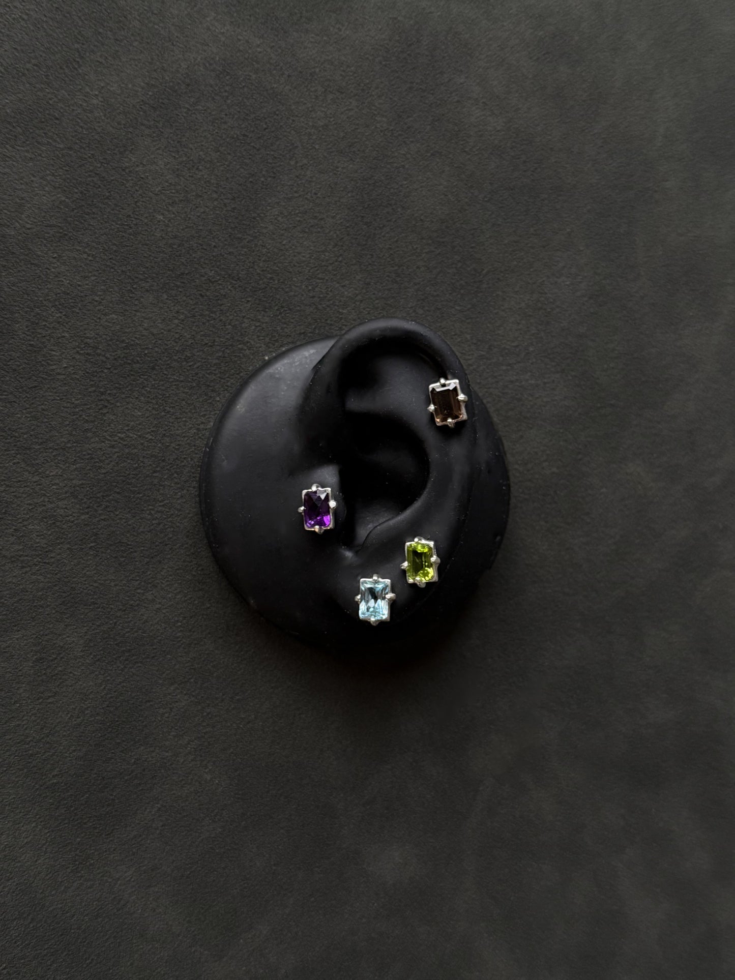 BBY GIRL STUDS- more gemstones available