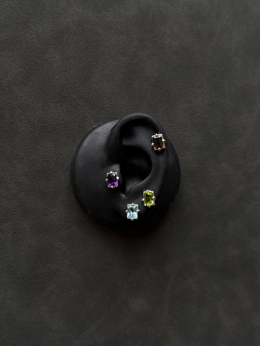 BBY GIRL STUDS- more gemstones available