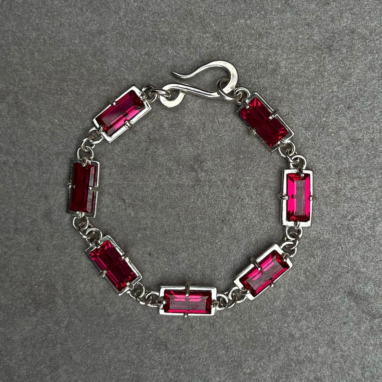 RUBY TENNIS BRACELET