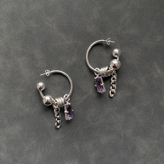 CUSTOMISABLE HOOP EARRINGS