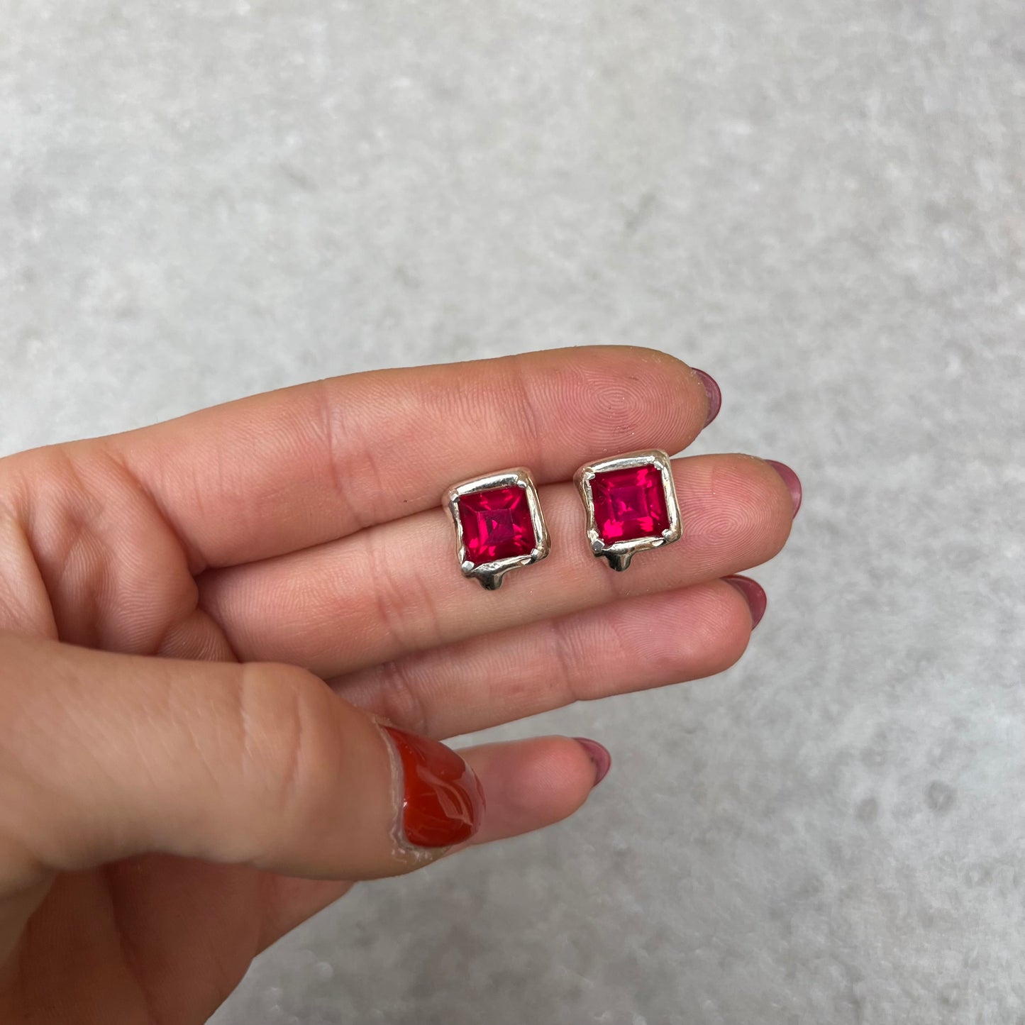 RUBY GOO EARRINGS