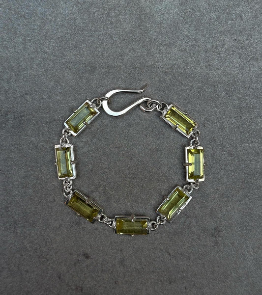 LEMON QUARTZ TENNIS BRACELET