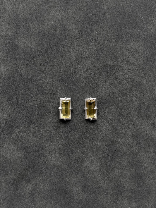 LARGE BAGUETTE STUDS- more stones available