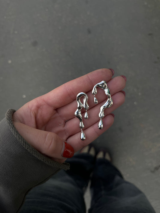 SILVER STORM EARRINGS