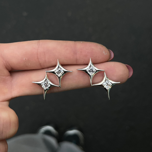 DOUBLE STAR STUDS