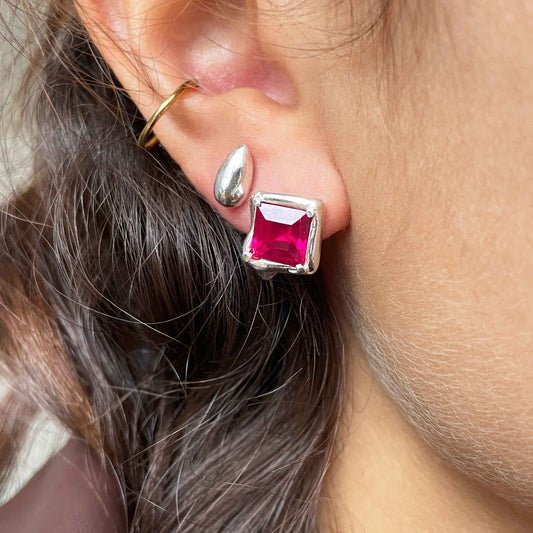 RUBY GOO EARRINGS