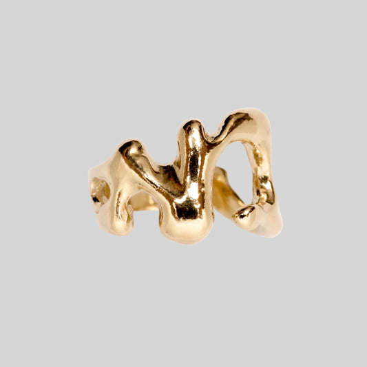 GOLD LIQUID METAL RING