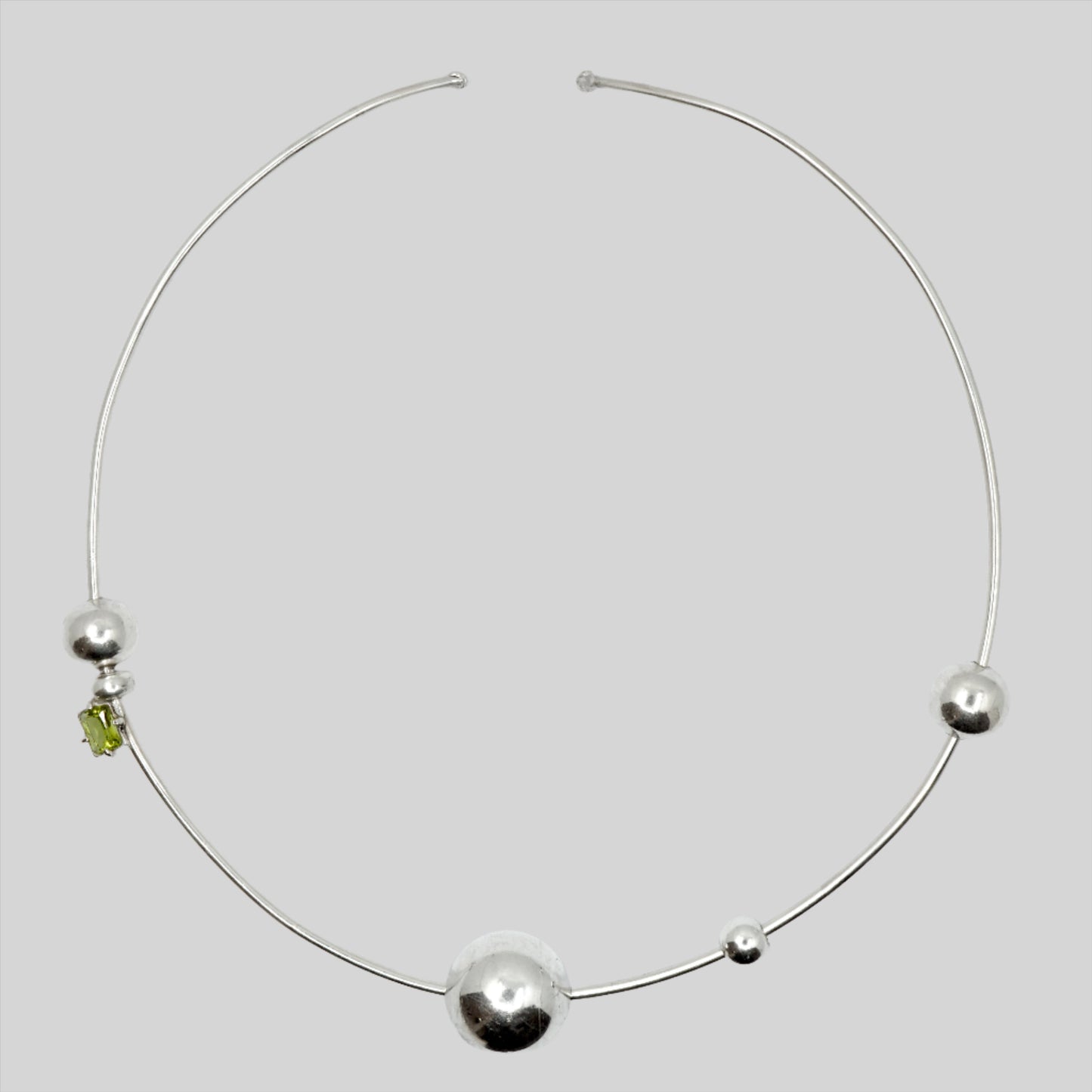 PERIDOT BUBBLE NECKLACE