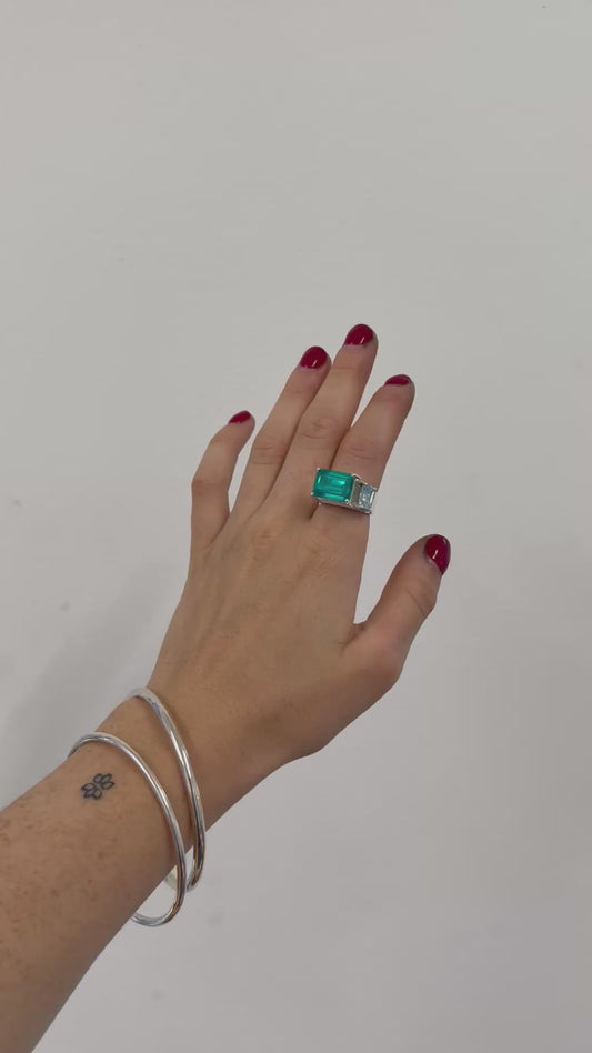YAG& TOPAZ SUKI RING