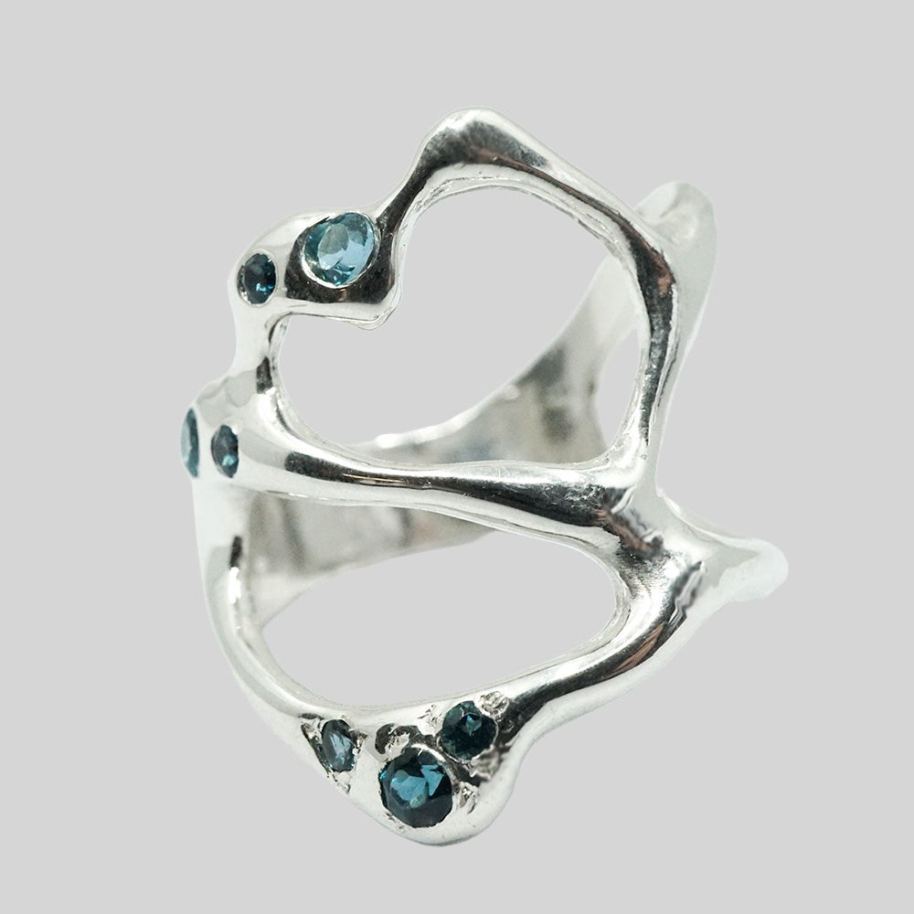 TOPAZ LIQUID LOVE RING