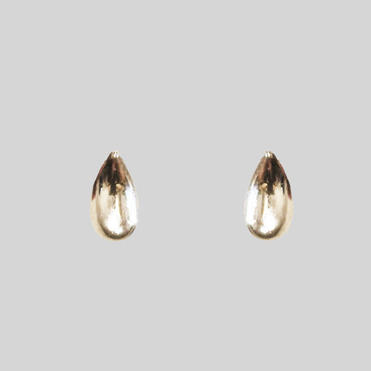 GOLD DROPLET STUDS