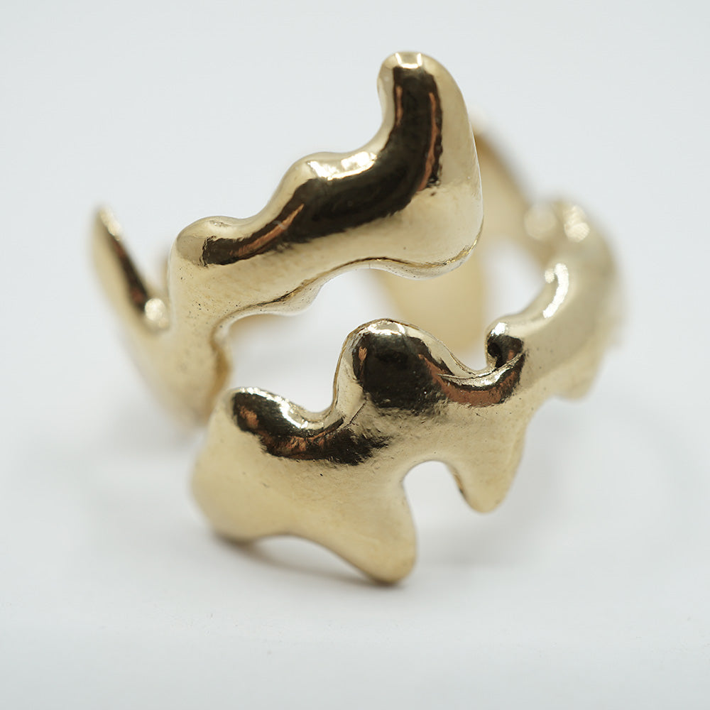 GOLD LIQUID RING