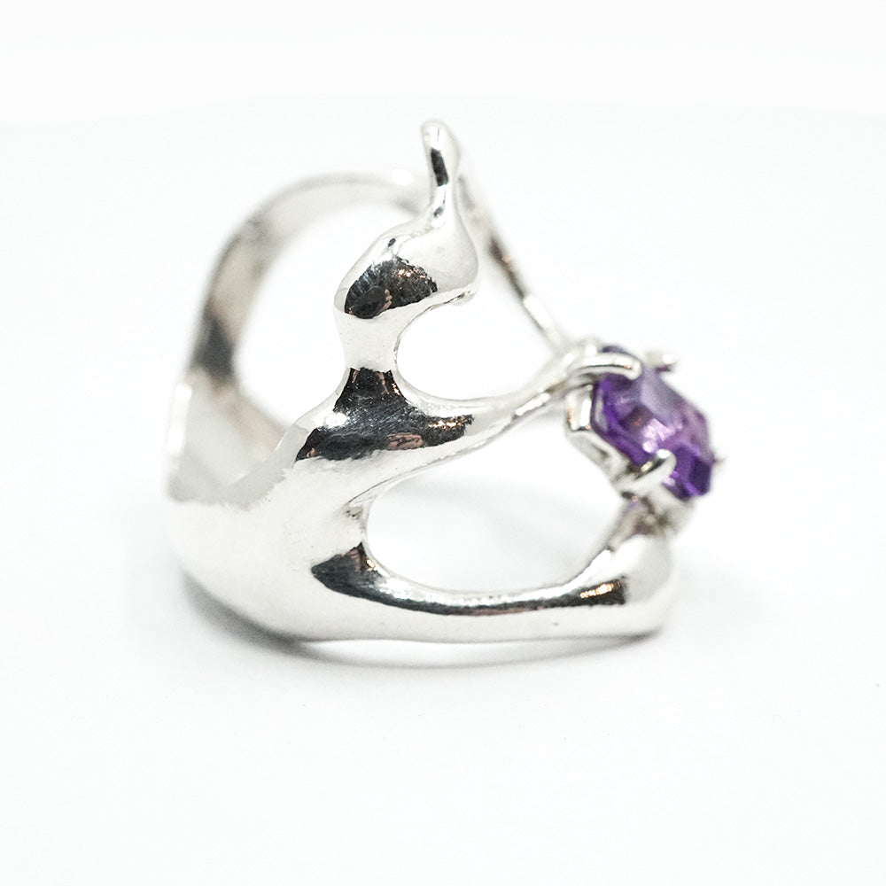 AMETHYST LIQUID LOVE RING